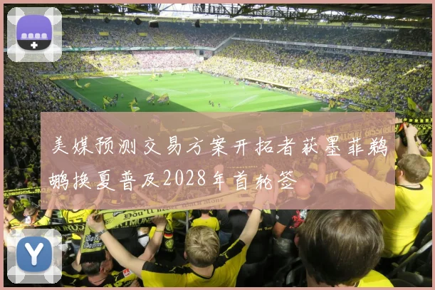 美媒预测交易方案开拓者获墨菲鹈鹕换夏普及2028年首轮签